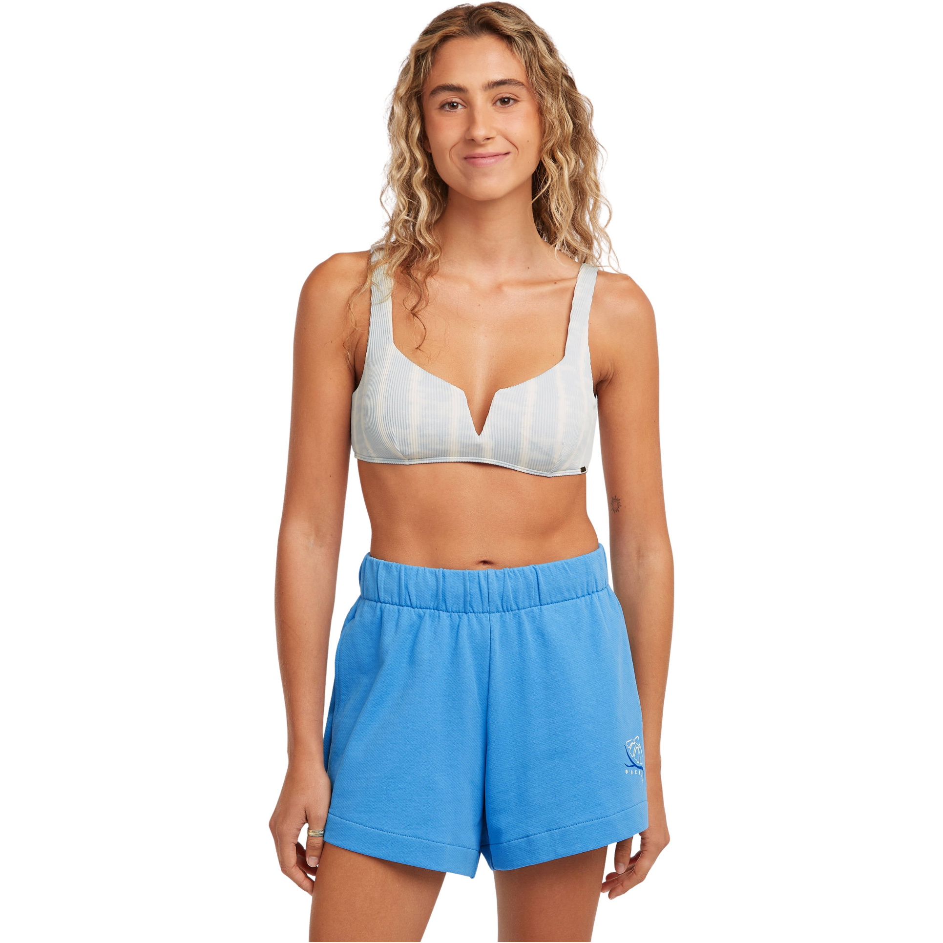 2026 O'Neill Dame Kvinder Of The Wave Sweatshorts 1700082 - Blue Booth
